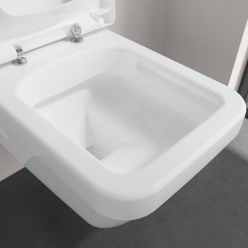 Унитаз подвесной Villeroy & Boch Architectura 5685HR01 альпийский белый, безободковый фото 7
