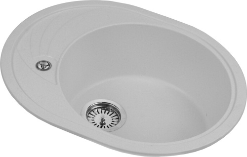 Мойка кухонная AquaGranitEx M-18l серая фото 2