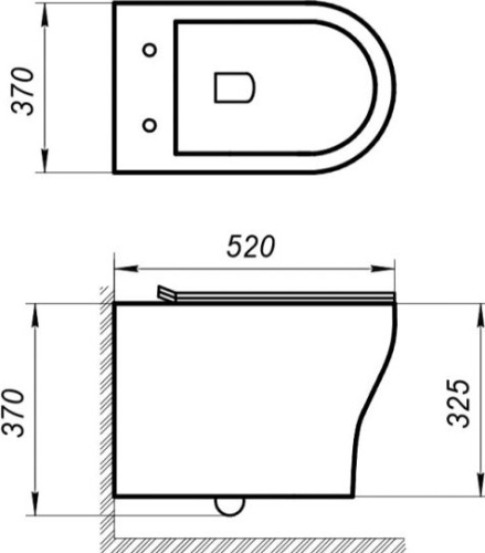 Унитаз подвесной BelBagno Acqua BB340CHR фото 4