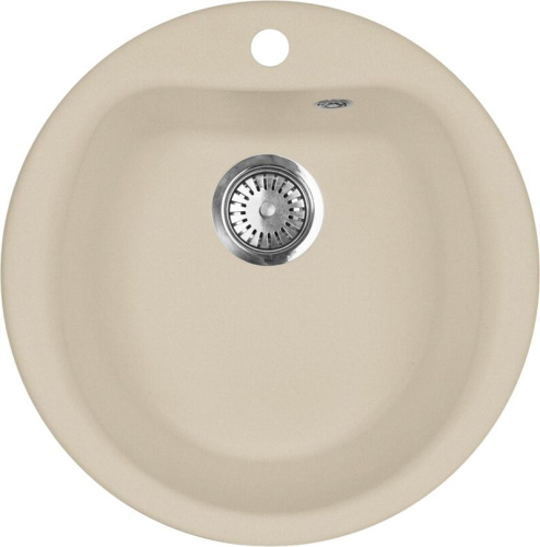 Мойка кухонная AquaGranitEx M-07 бежевая