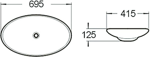 Раковина SantiLine SL-1031 фото 2