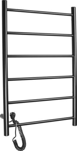 13 620 руб. Полотенцесушитель электрический Domoterm Классик DMT 109-6 80х50, L, черный матовый фото 2 Полотенцесушитель электрический Domoterm Классик DMT 109-6 80х50, L, черный матовый фото 2