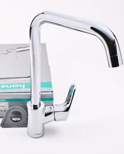 Смеситель Hansgrohe Focus M41 31822000 для кухонной мойки, хром фото 8