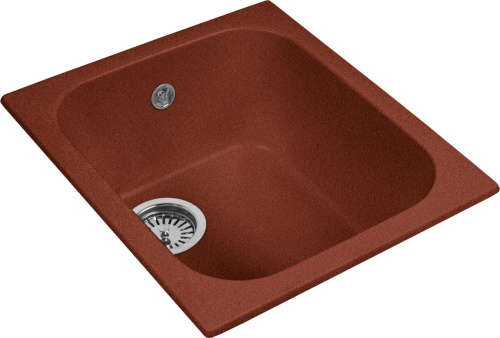 Мойка кухонная AquaGranitEx M-17 красный марс фото 4