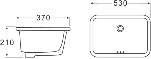 Раковина BelBagno BB1006 фото 2