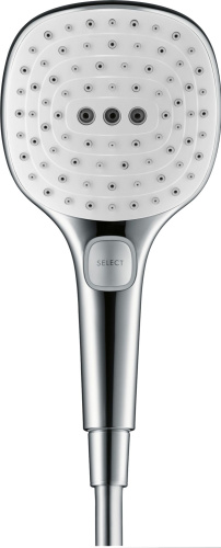 Душевой гарнитур Hansgrohe Raindance Select E 26720400 белый/хром фото 2