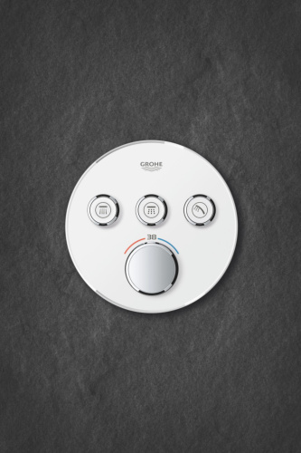 Термостат Grohe Grohtherm SmartControl 29904LS0 для душа, moon white фото 2