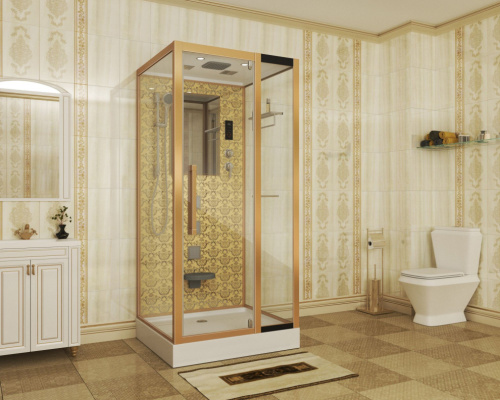 Душевая кабина Niagara Lux 7714G золото фото 6