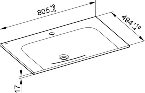 Мебельная раковина Keuco Plan 32960318001 фото 3