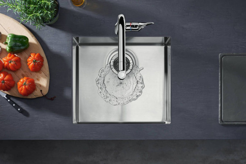 Смеситель Hansgrohe Metris M71 73800000 для кухонной мойки, хром фото 10