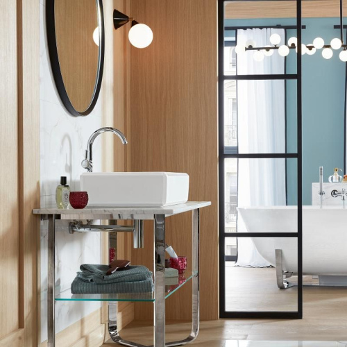 Раковина Villeroy & Boch Antheus 4A1065RW stone white, ceramicplus, без перелива фото 7