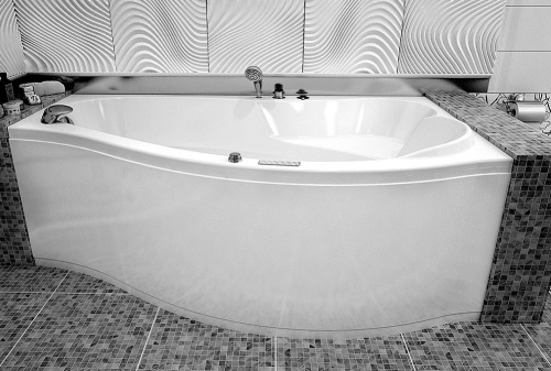 Акриловая ванна Aquanet Palma 00205537 170x90 R с каркасом фото 8