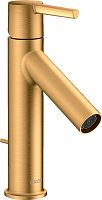 Смеситель Axor Starck 10007250 для раковины, шлифованное золото