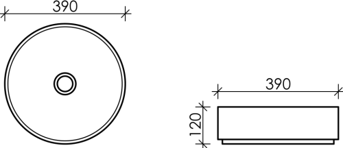 Раковина Ceramica Nova Element CN6022MDB фото 6