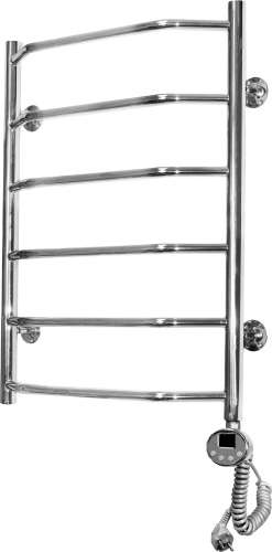 Полотенцесушитель электрический Domoterm Лаура П6 50x80, хром, R фото 2