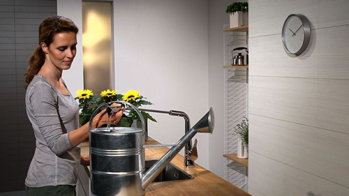 Смеситель Hansgrohe Metris 14821000 для кухонной мойки фото 4