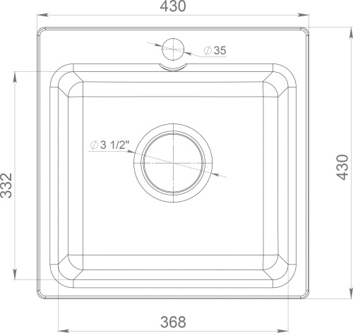 Мойка кухонная GranFest Smart SM 430 белый фото 2