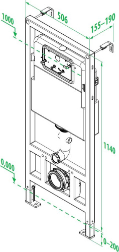 Система инсталляции для унитазов IDDIS Neofix NEO0000I32 фото 2