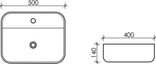 Раковина Ceramica Nova Element CN5015 фото 5