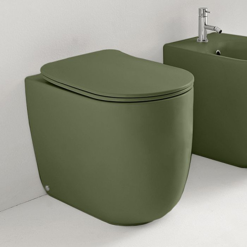 Унитаз приставной Kerasan Nolita 531811 verde muschio фото 8