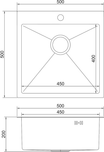 Мойка кухонная Mixline Pro 547229 сатин фото 2