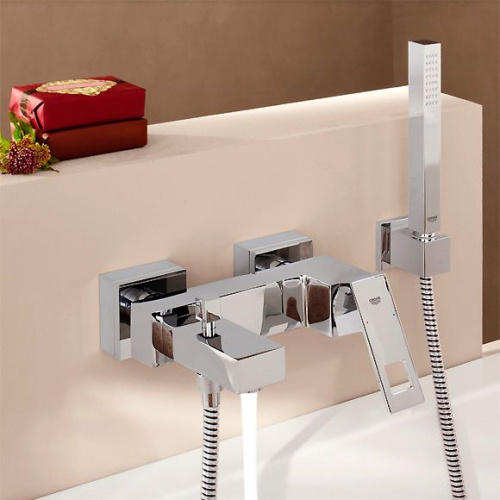 Смеситель Grohe Eurocube 23140000 для ванны с душем фото 2