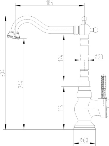 Смеситель Lemark Jasmine LM6645ORB для кухонной мойки фото 2