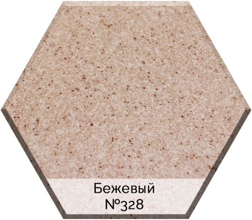 Мойка кухонная AquaGranitEx M-70 бежевая фото 2