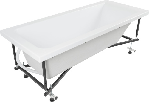 Акриловая ванна Aquanet Bright 267835 170x70 с каркасом, белая фото 5