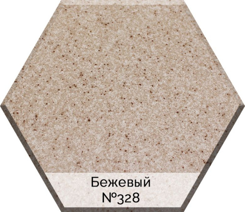 Мойка кухонная AquaGranitEx M-27 бежевая фото 2
