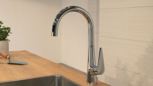 Смеситель Hansgrohe Talis M51 72814000 для кухонной мойки, хром фото 3