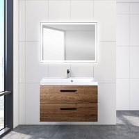 Тумба с раковиной BelBagno Aurora 80 rovere tabacco