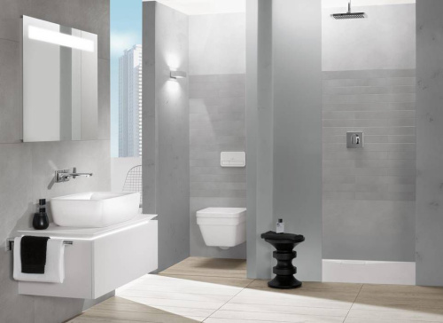 Унитаз подвесной Villeroy & Boch Architectura 5685HR01 альпийский белый, безободковый фото 12