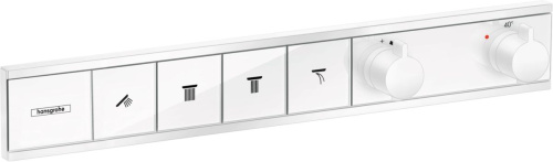 Термостат Hansgrohe RainSelect 15382700 для душа, белый матовый фото 4