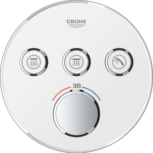 Термостат Grohe Grohtherm SmartControl 29904LS0 для душа, moon white фото 7