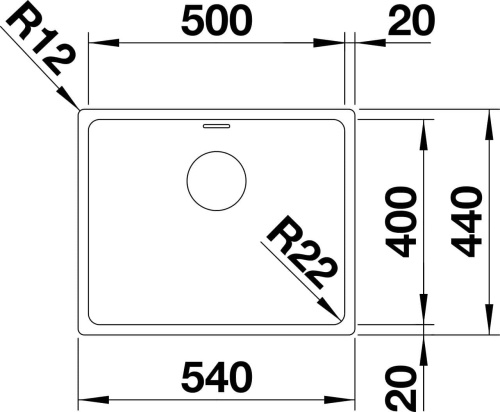 Мойка кухонная Blanco Andano 500-IF фото 3