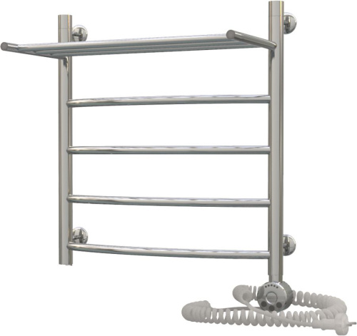 Полотенцесушитель электрический Aquanerzh Дуга с полкой R 60х50