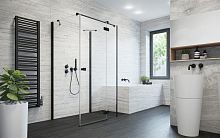 Душевой уголок Radaway Essenza New Black KDJ+S 110х100 R