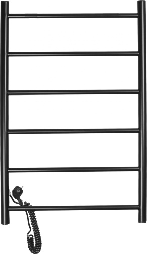 13 620 руб. Полотенцесушитель электрический Domoterm Классик DMT 109-6 80х50, L, черный матовый Полотенцесушитель электрический Domoterm Классик DMT 109-6 80х50, L, черный матовый