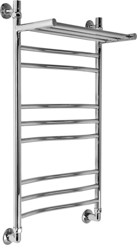 Полотенцесушитель водяной Aquanerzh Волна групповая с полкой 80х40 фото 2