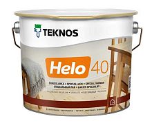 Лак Teknos Helo 40 полуглянцевый специальный 9 л