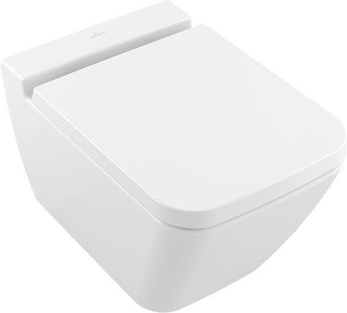 Унитаз подвесной Villeroy & Boch Finion 4664R0RW stone white, ceramicplus фото 5
