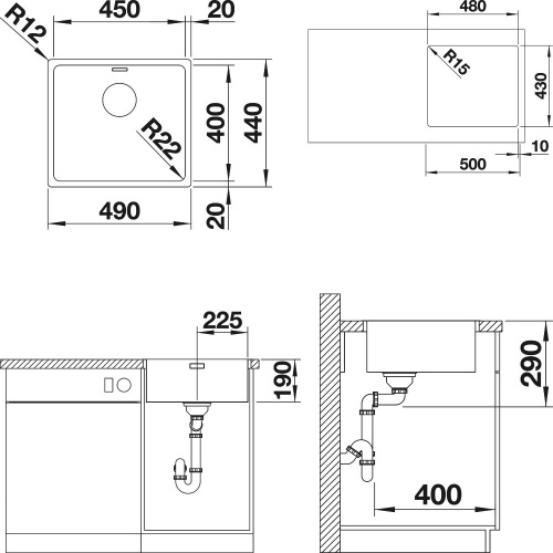 Мойка кухонная Blanco Andano 450-IF фото 3