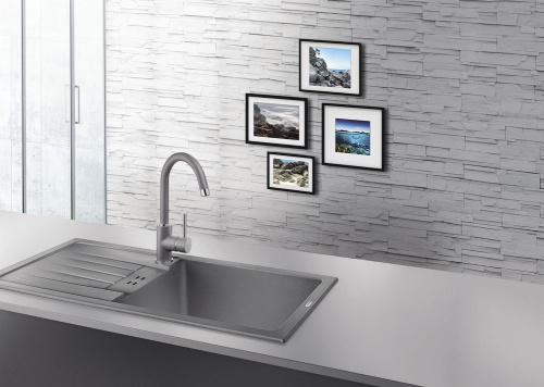 Смеситель Blanco Mida Silgranit 524203 для кухонной мойки фото 3