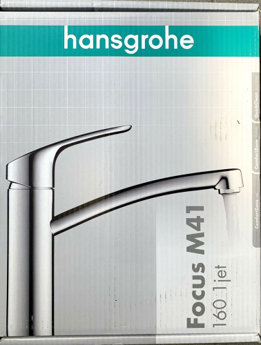 Смеситель Hansgrohe Focus M41 31804000 для кухонной мойки, хром фото 9