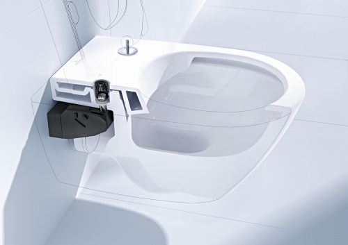 Унитаз подвесной Villeroy & Boch Finion 4664R0RW stone white, ceramicplus фото 12