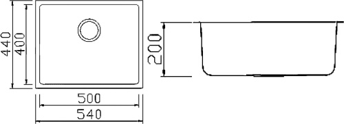 Мойка кухонная Seaman Eco Roma SMR-5444A фото 2