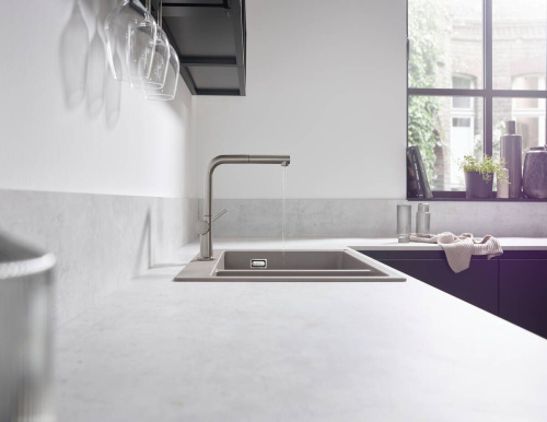 Смеситель Hansgrohe Talis M54 72808800 для кухонной мойки, сталь фото 2