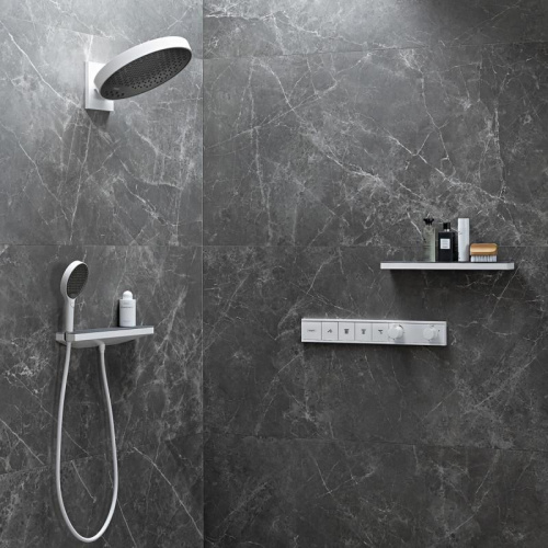 Душевая лейка Hansgrohe Rainfinity 130 26865700 матовый белый фото 2