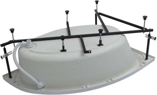 Акриловая ванна Aquanet Lyra 255736 150х100 L с каркасом фото 5